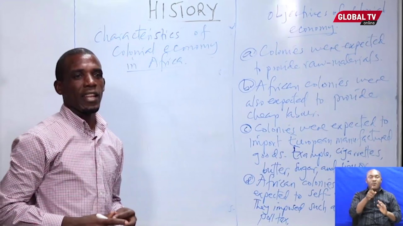 HISTORY - (form 2 ) COLONIAL ECONOMY