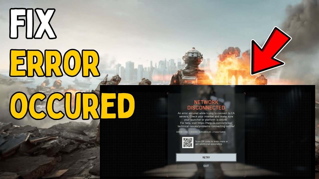 How to Fix An Error occured while trying to connect to EA Servers in Battlefield 6
