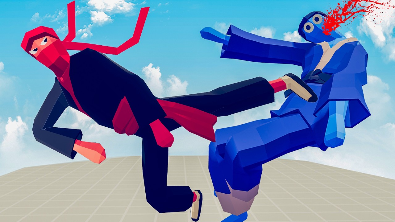 МАСТЕР КАРАТЭ против КАЖДОГО ОТДЕЛА | Totally Accurate Battle Simulator-TABS