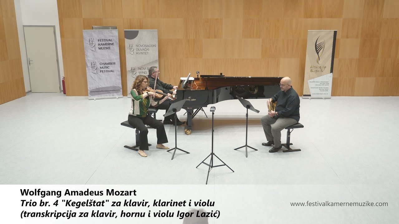 W. A. Mozart - Trio No. 4, Kegelstatt (Chamber Music Festival 2025)
