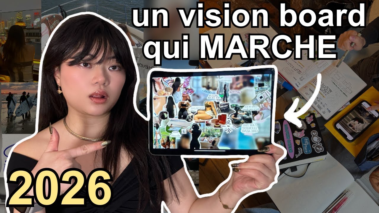 comment faire un VISION BOARD efficace en 2026 ? conseils pour changer ta vie en 2026 🌟