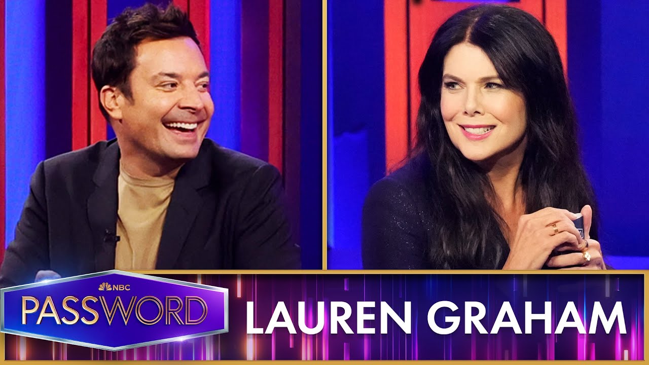 Lauren Graham and Jimmy Play a Gotcha-Themed Round of Password