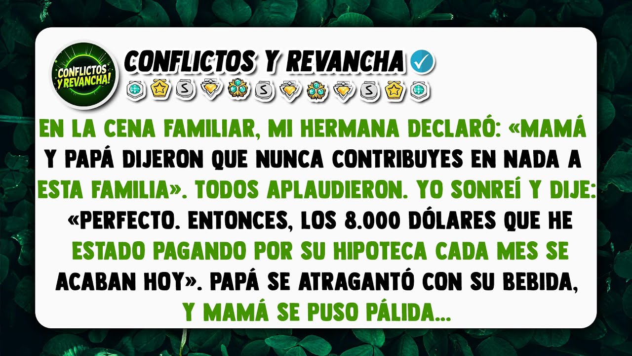 Me llamaron inútil. Dejé de pagar su hipoteca de $8,000 y sus caras lo dijeron todo.