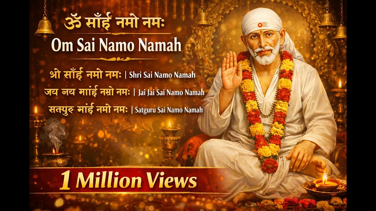 Om Sai Namo Namah | ॐ सांईं नमो नमः | Soulful Sai Baba Bhajan | Calm to Powerful