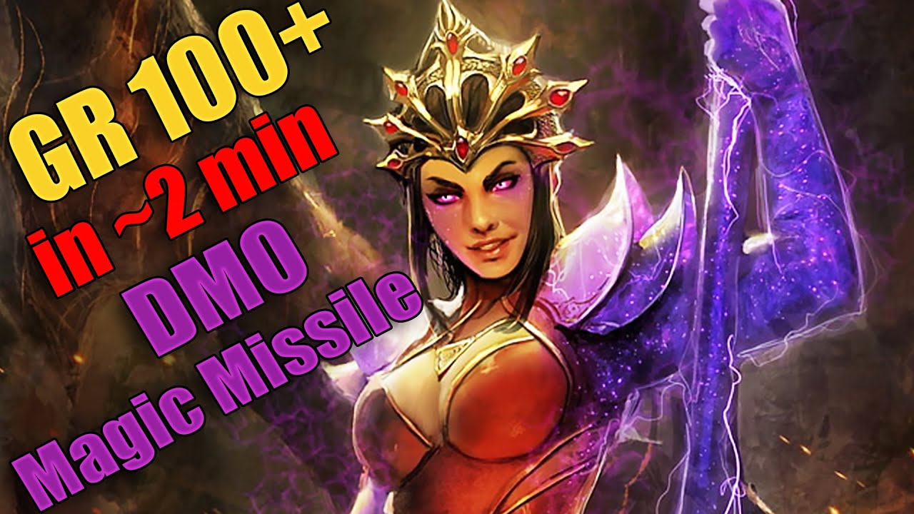 Diablo 3 Season 27 - DMO Magic Missile Wizard ~2 min GR 100+ Speeds
