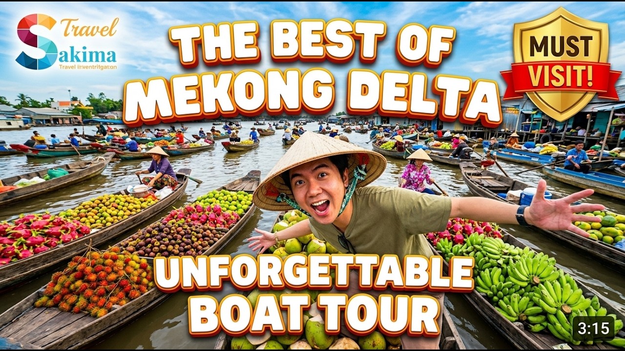 SAKIMA TRAVEL: Cai Rang Floating Market Tour in Mekong Delta (Can Tho)