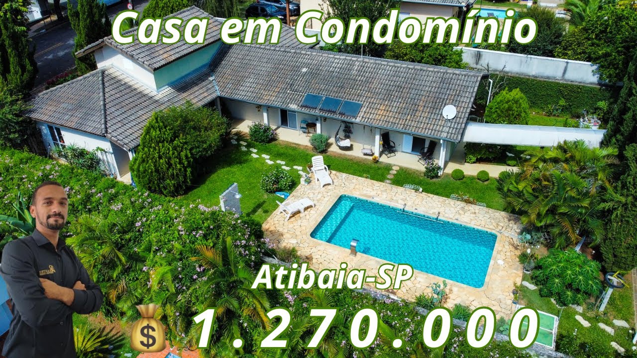(Vendido pelo canal)Casa em condomínio Atibaia-SP, estrutura espetacular do condomínio.