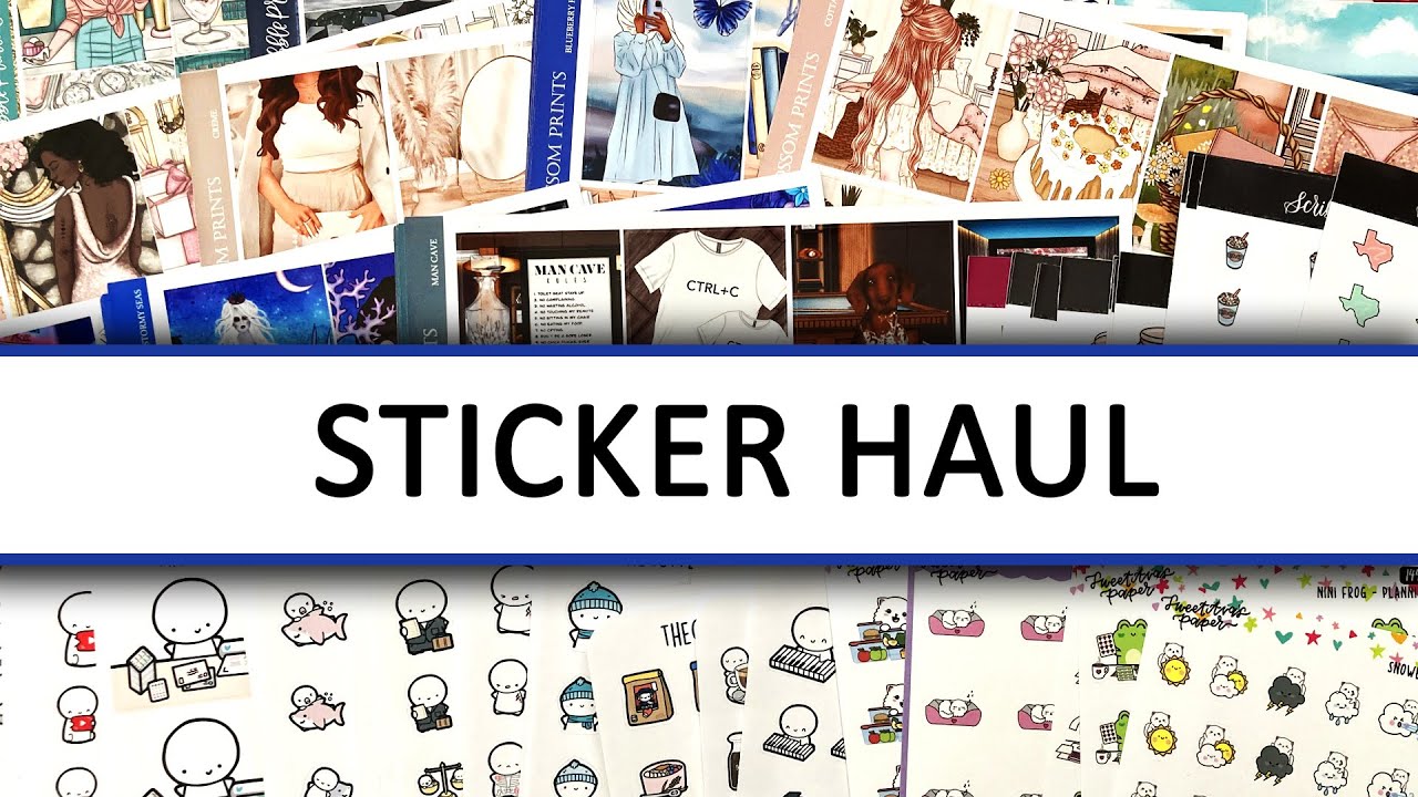 Planner Sticker Haul #109 (character stickers, kits)