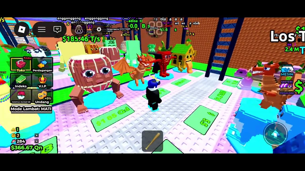 Seruuu abis jajan banyak gasskuy #roblox 