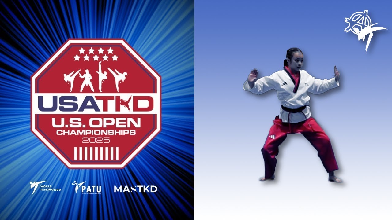 🇺🇸 Angela Pham #Freestyle @ U.S. Open 2025 #Taekwondo
