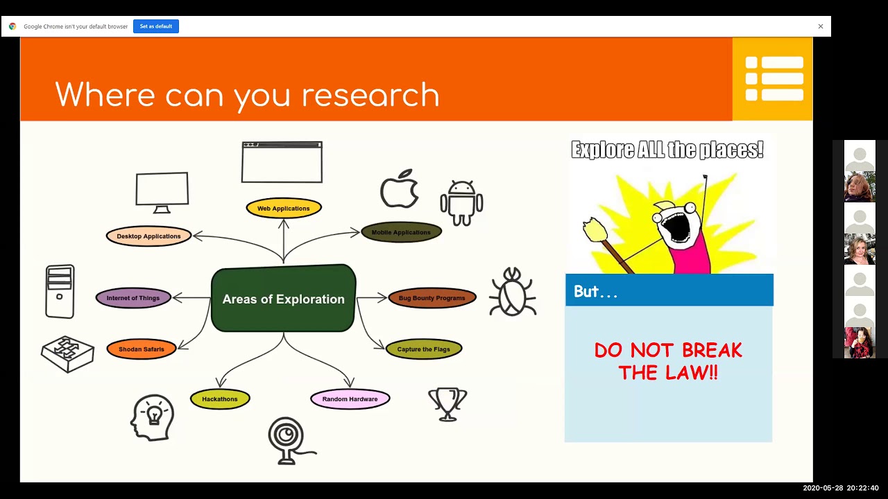 LLHS May 2020 - Chrissy Morgan on security research and Bibi's Metasploit lab