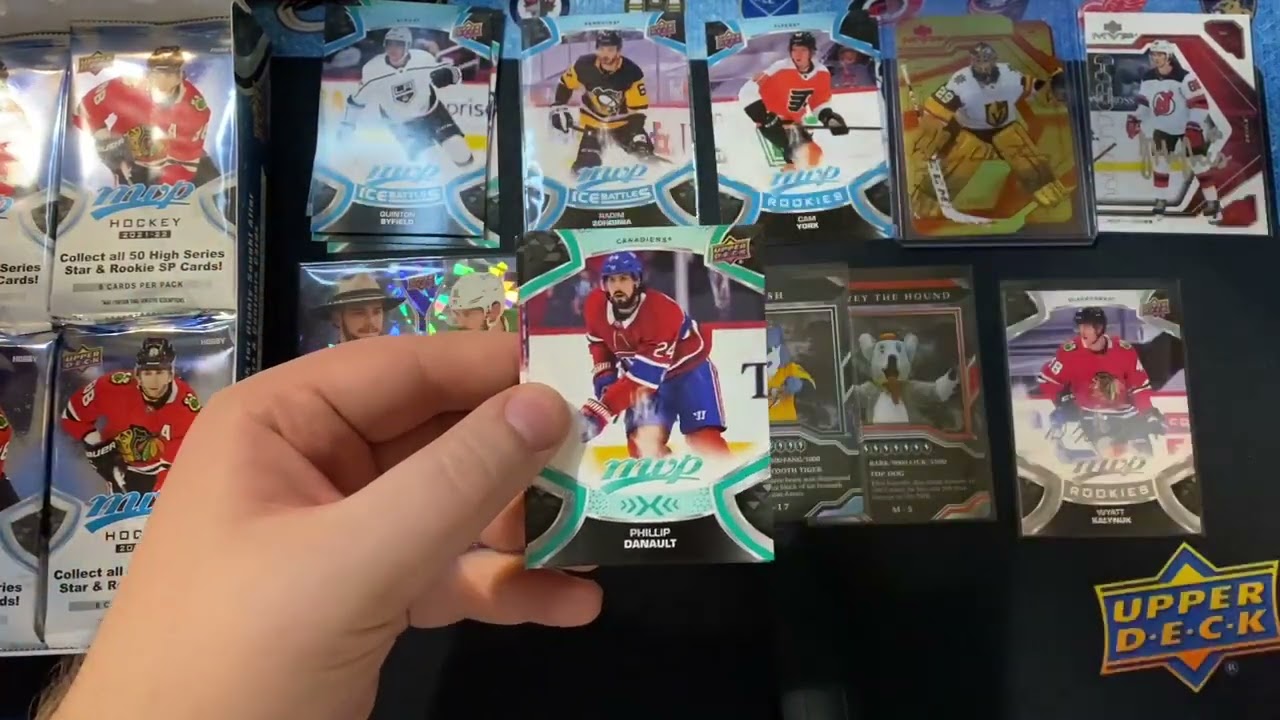 2021-22 UD MVP Hockey Hobby Box