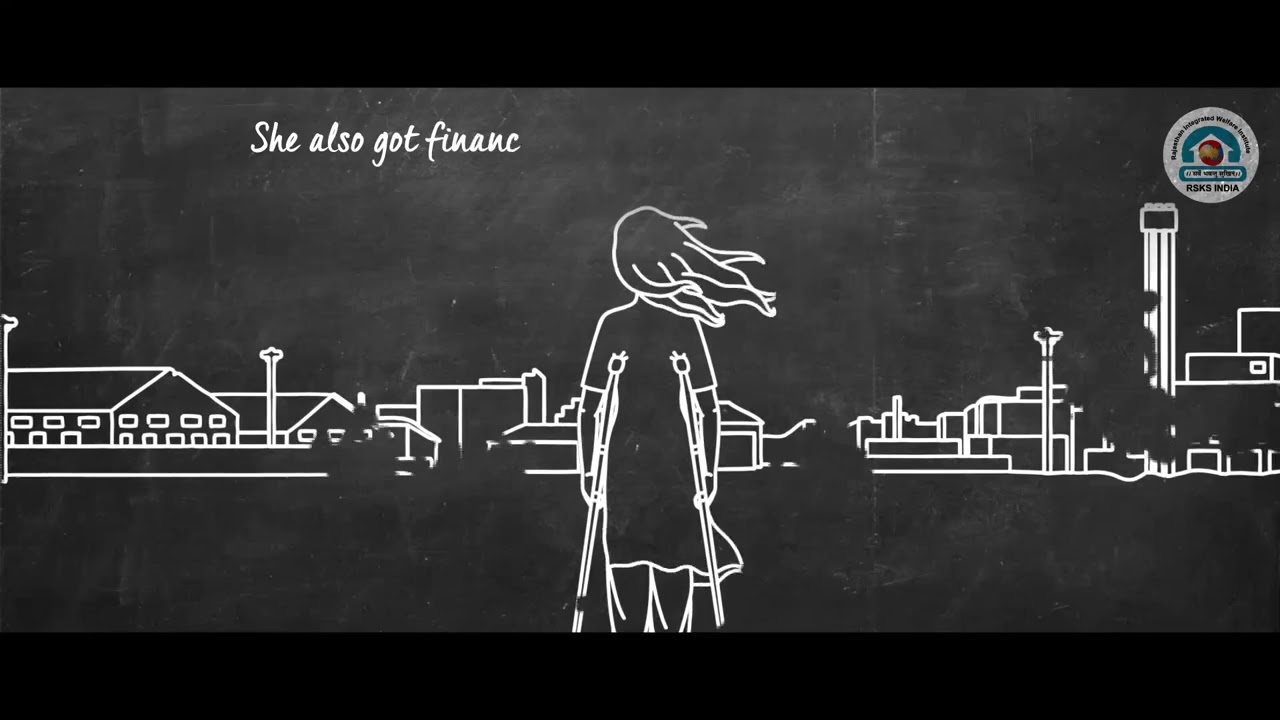 A short animated film showing a success story of a handicapped girl.