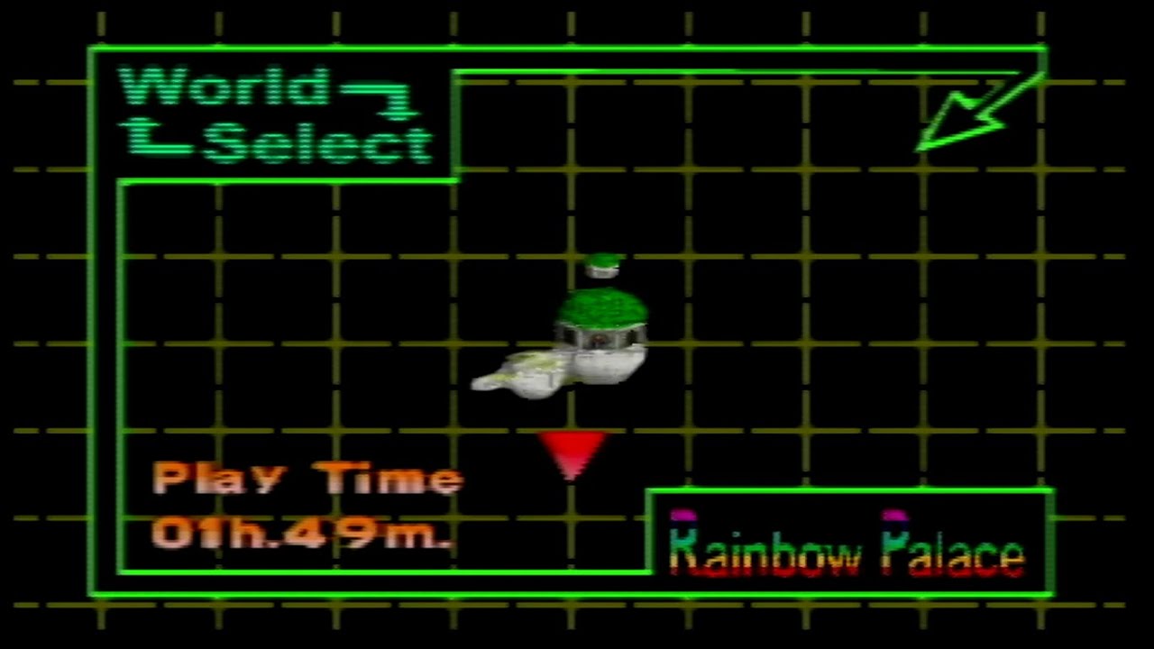 Bomberman 64 (N64) - Walkthrough / Rainbow Palace Stage 1-4 (Good Ending)