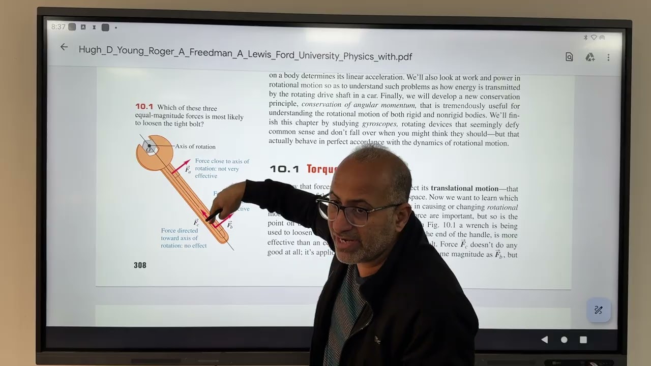 شرح محاضرة الـ Torque | د. مشتاق