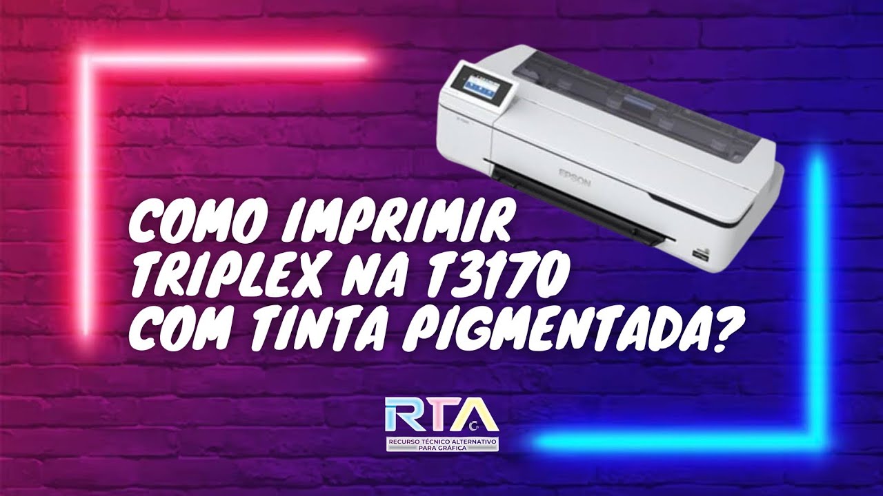Imprimindo Pastas em Triplex 250g na T3170