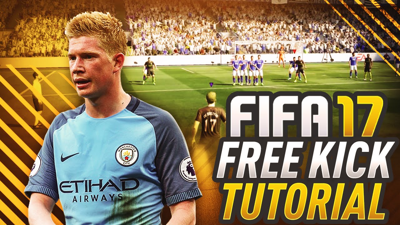 FIFA 17 FREE KICK TUTORIAL! HOW TO SCORE THE TRIVELA EASY! THE ROBERTO CARLOS SPECIAL!  PS4 & XBOX