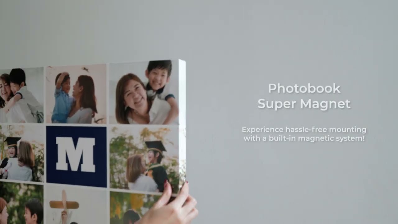 Photobook Super Magnet on Canvas