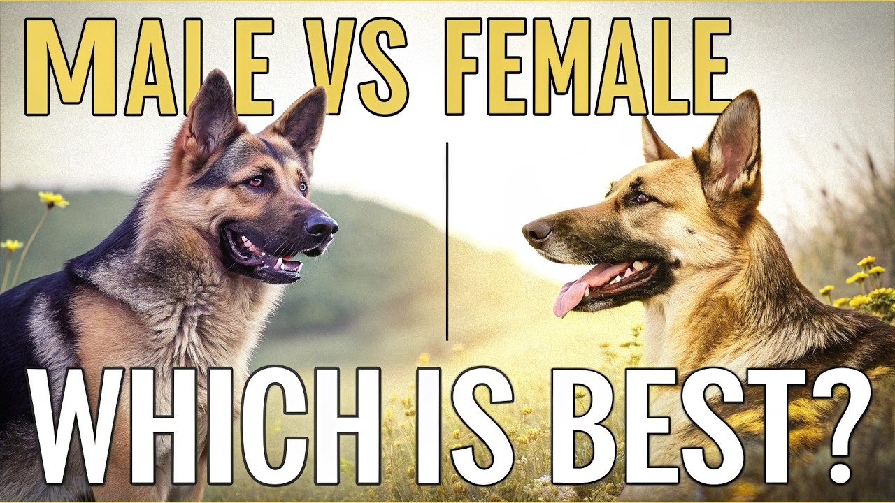 Самец или самка немецкой овчарки 🐕 Что лучше для вас?