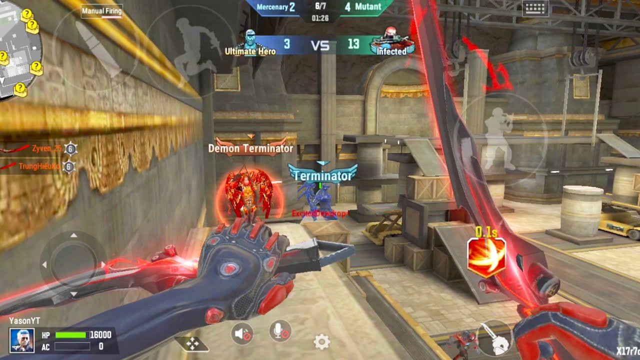 CROSSFIRE LEGENDS MASS MUTATION MODE PARKOUR DEATHTRAP 24 REAL PLAYERS GAMEPLAY