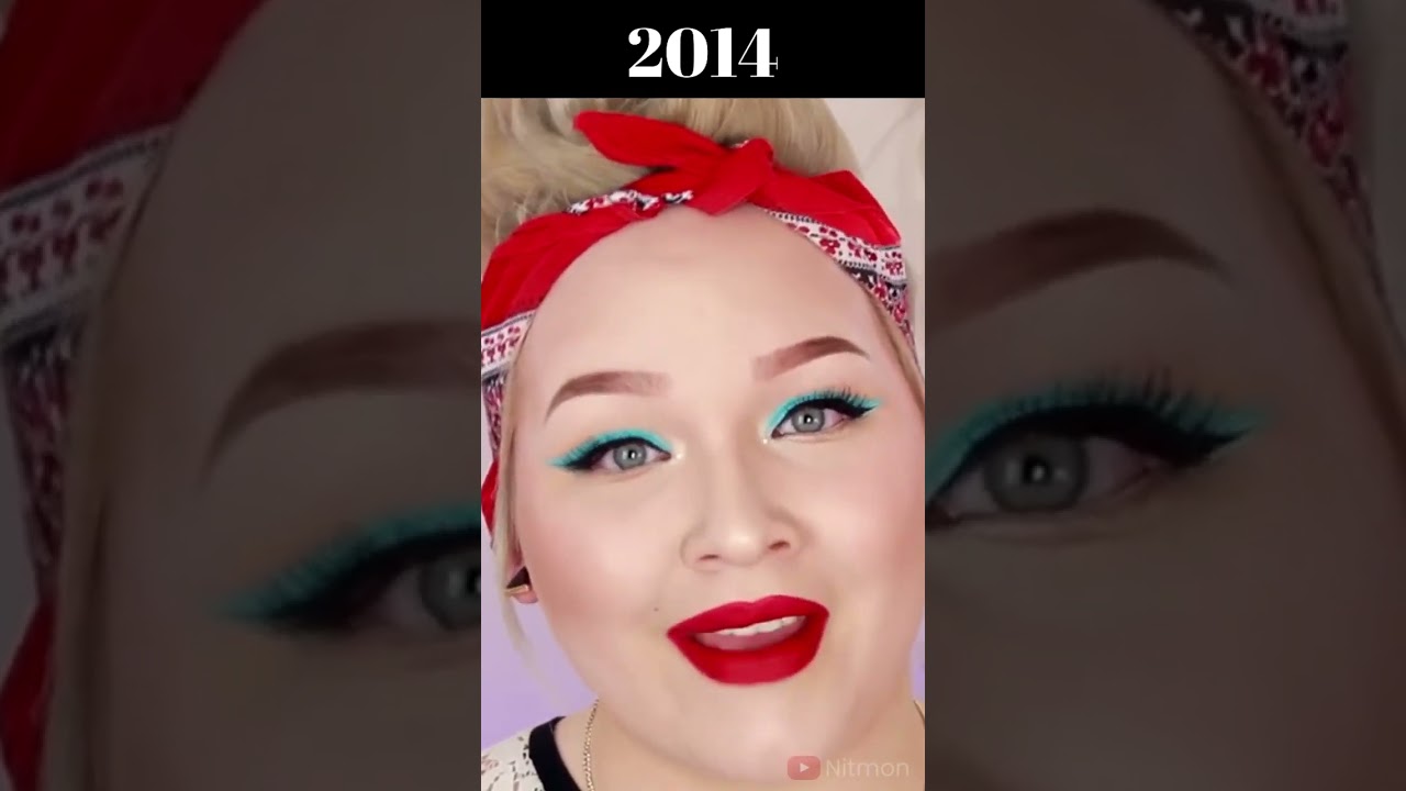 Эволюция NikkieTutorials #short