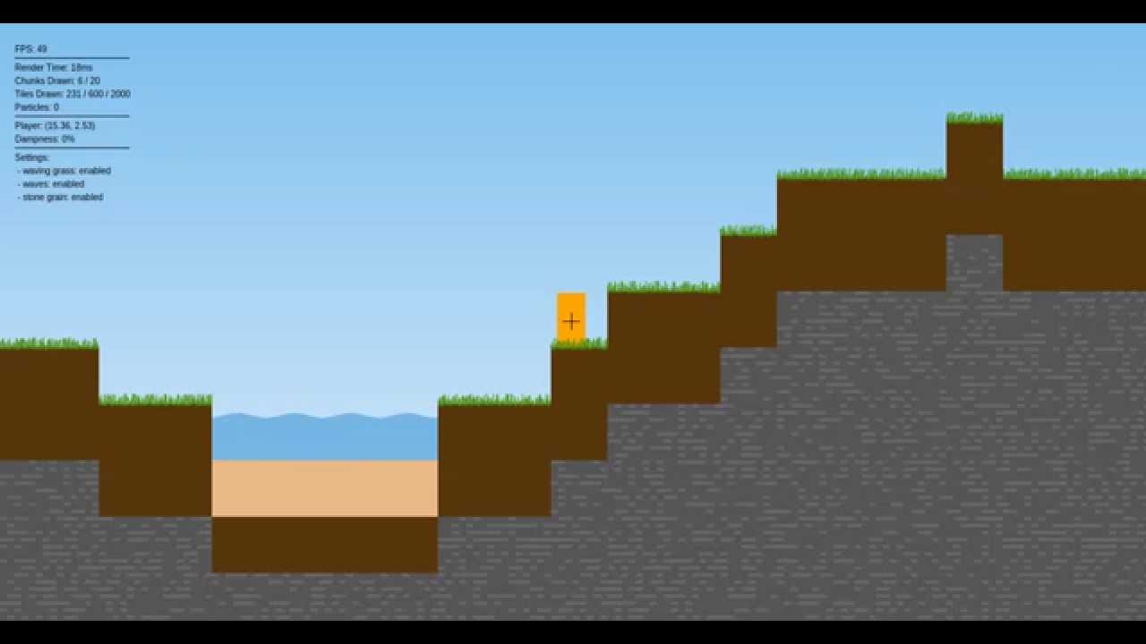 Infinite 2D Side Scrolling Platformer (HTML5)