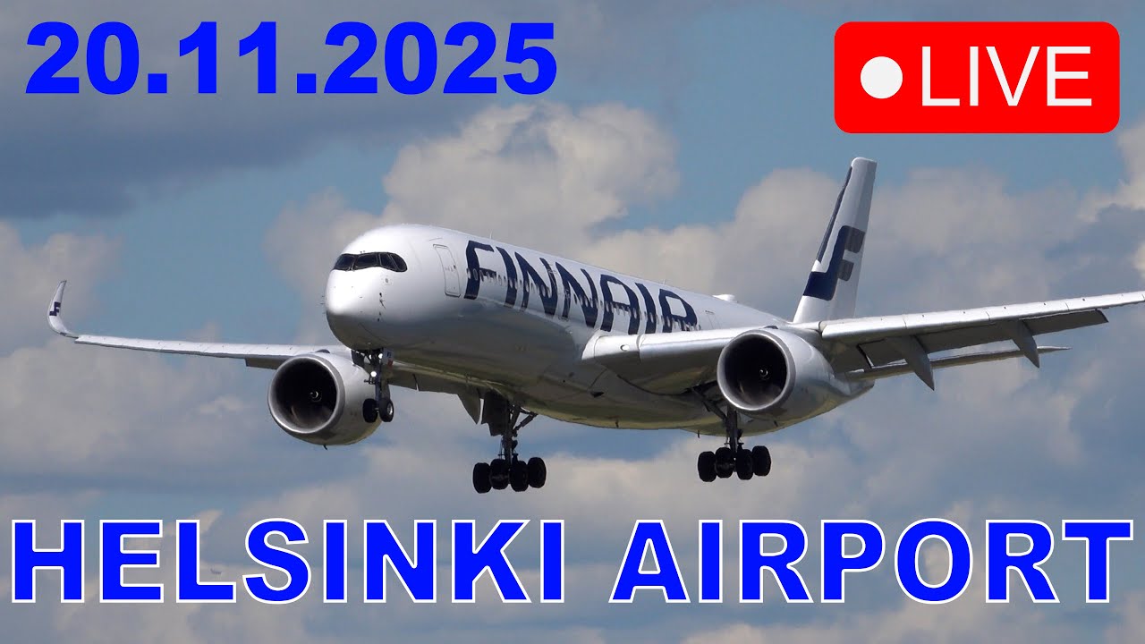 🔴 LIVE Helsinki Airport Plane Spotting (EFHK/HEL)