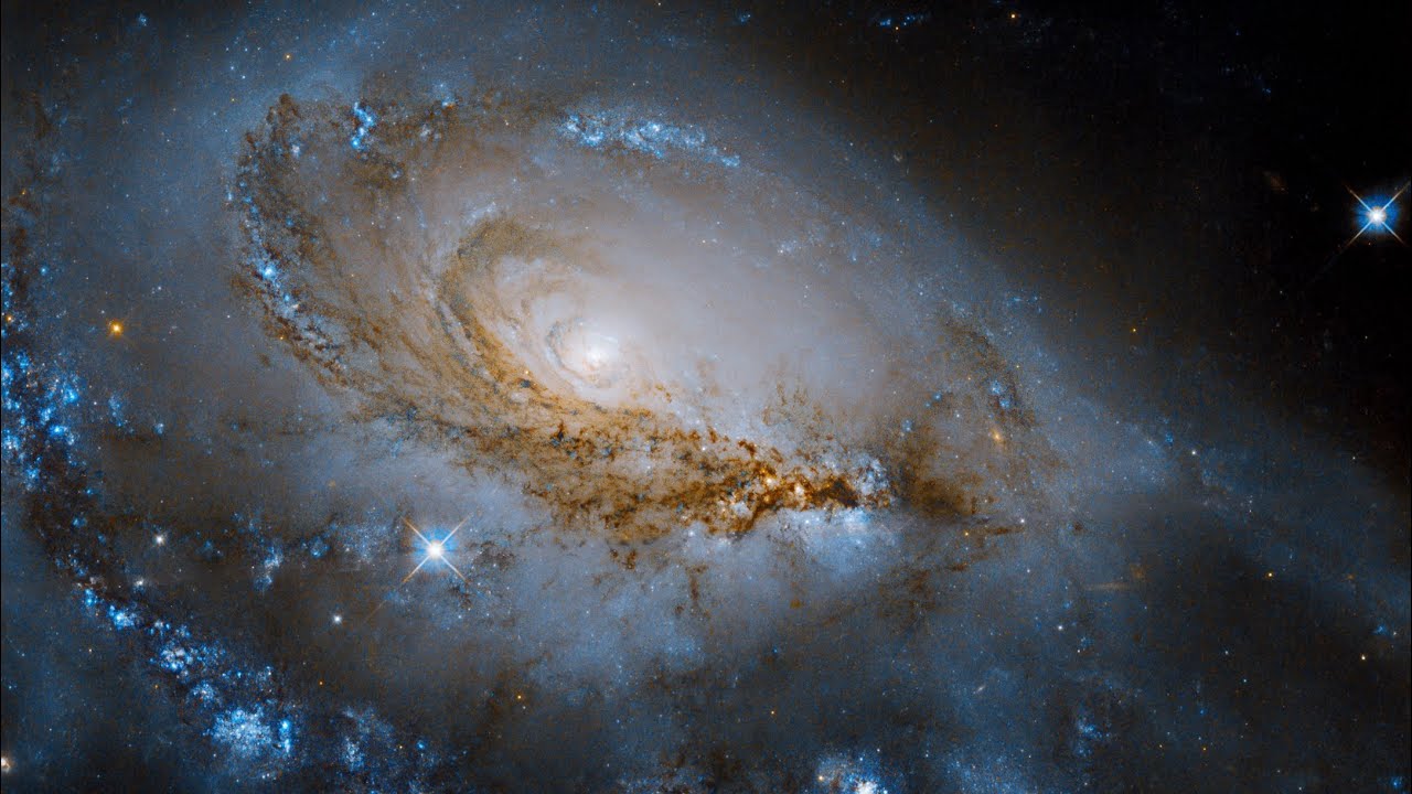 Spiral Galaxy NGC 1961 by Hubble Telescope in Stunning Detail