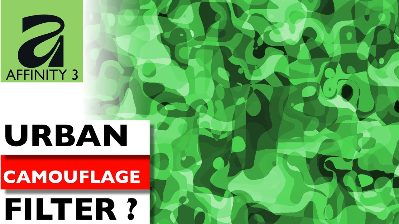 Фильтр AFFINITY 3 URBAN CAMOUFLAGE: как использовать | бесплатно