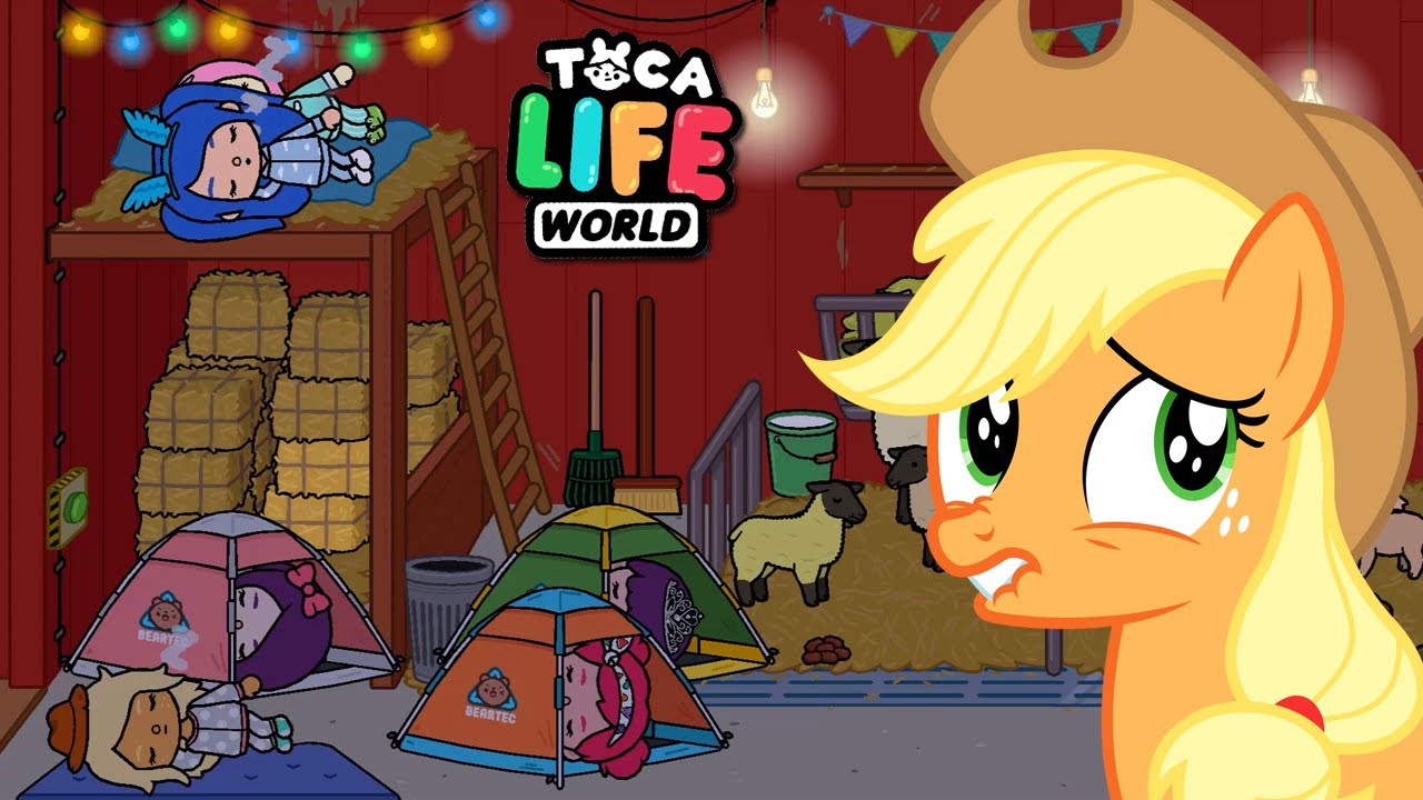 UMA NOITE na FAZENDA DA APPLEJACK (Toca Life World) ‹ Luli Rarity ›