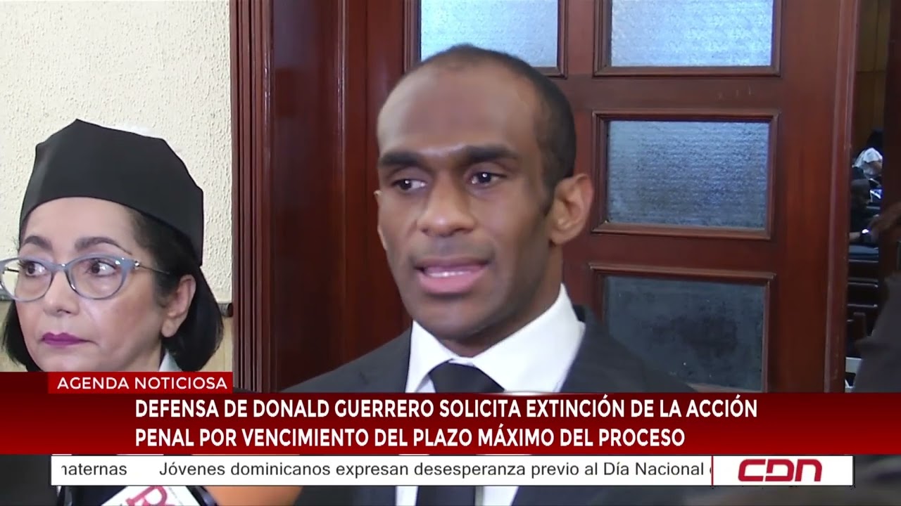 La defensa de Donald Guerrero pide el cierre del proceso por vencimiento del plazo legal