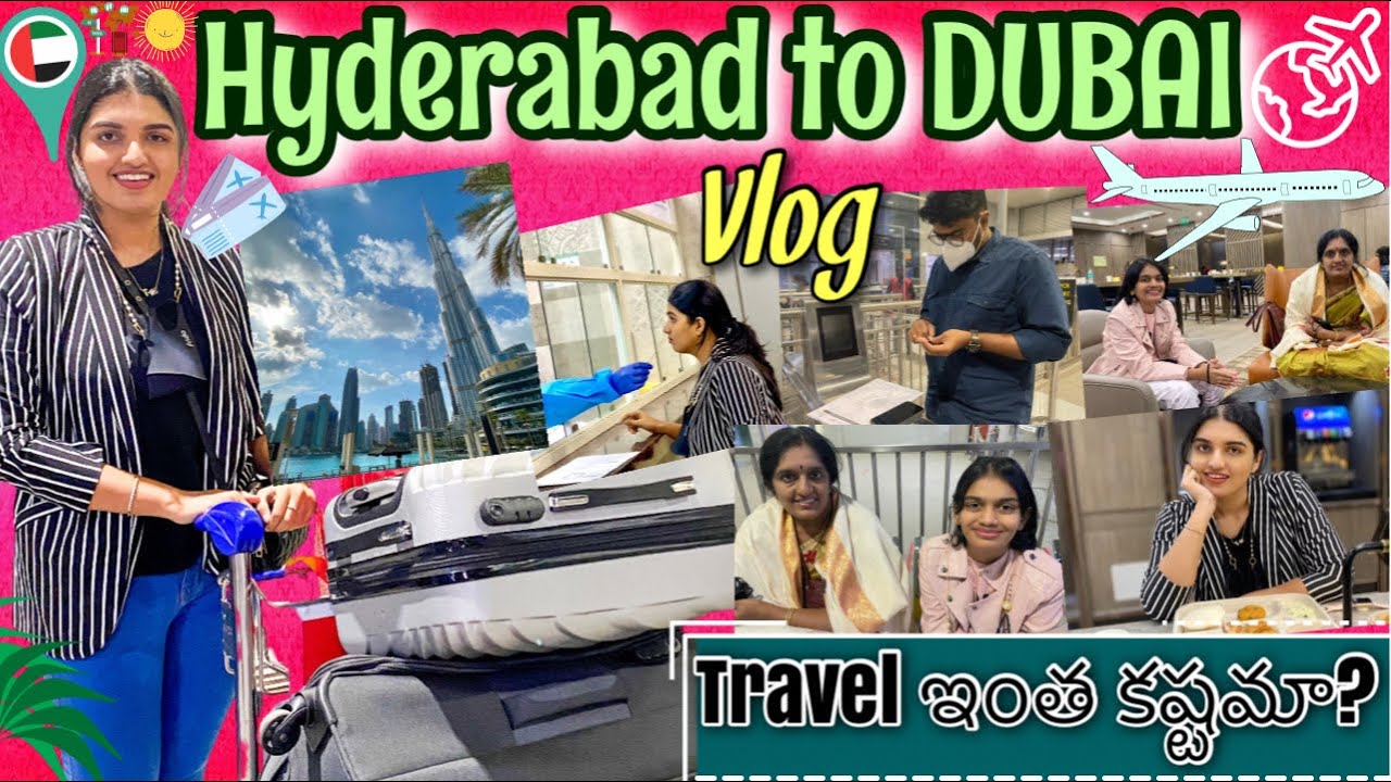 #1|Our Hyderabad to DUBAI Family Travel Vlog!?|COVID TESTES,Paperwork&More|అమ్మో Travel ఇంత కష్టమా?|