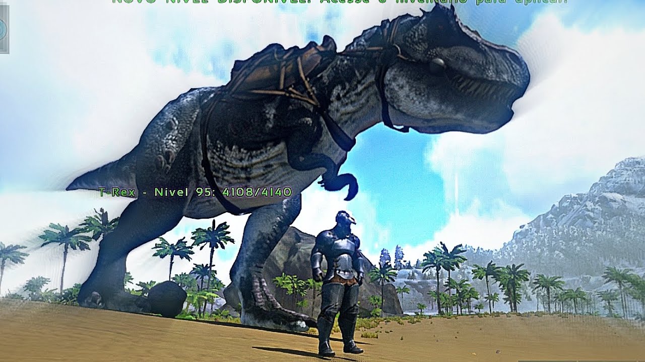 COMO DOMAR UM T-REX SOZINHO NO ARK MOBILE (GUIA COMPLETO)