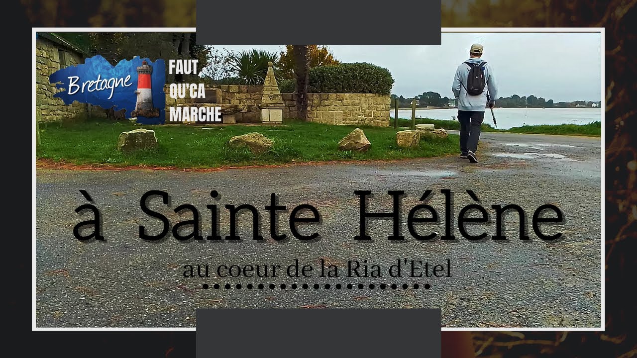Randonnée en Morbihan. Sainte Hélène . Ria d'Etel .