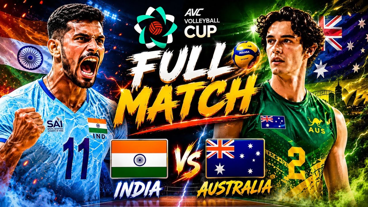 India 🇮🇳 vs Australia 🇦🇺 | Full Match Highlights | AVC Volleyball Cup 2026