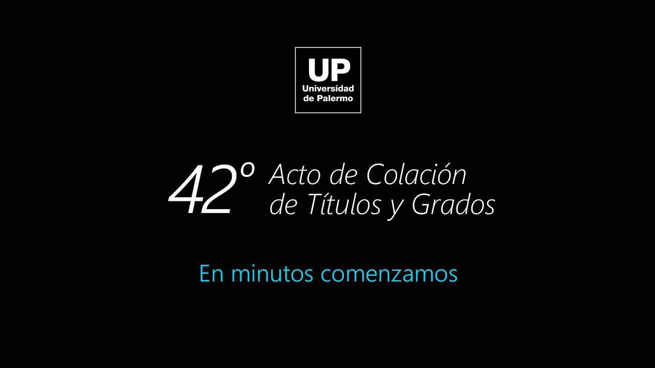 42° Acto de Colación de Títulos y Grados