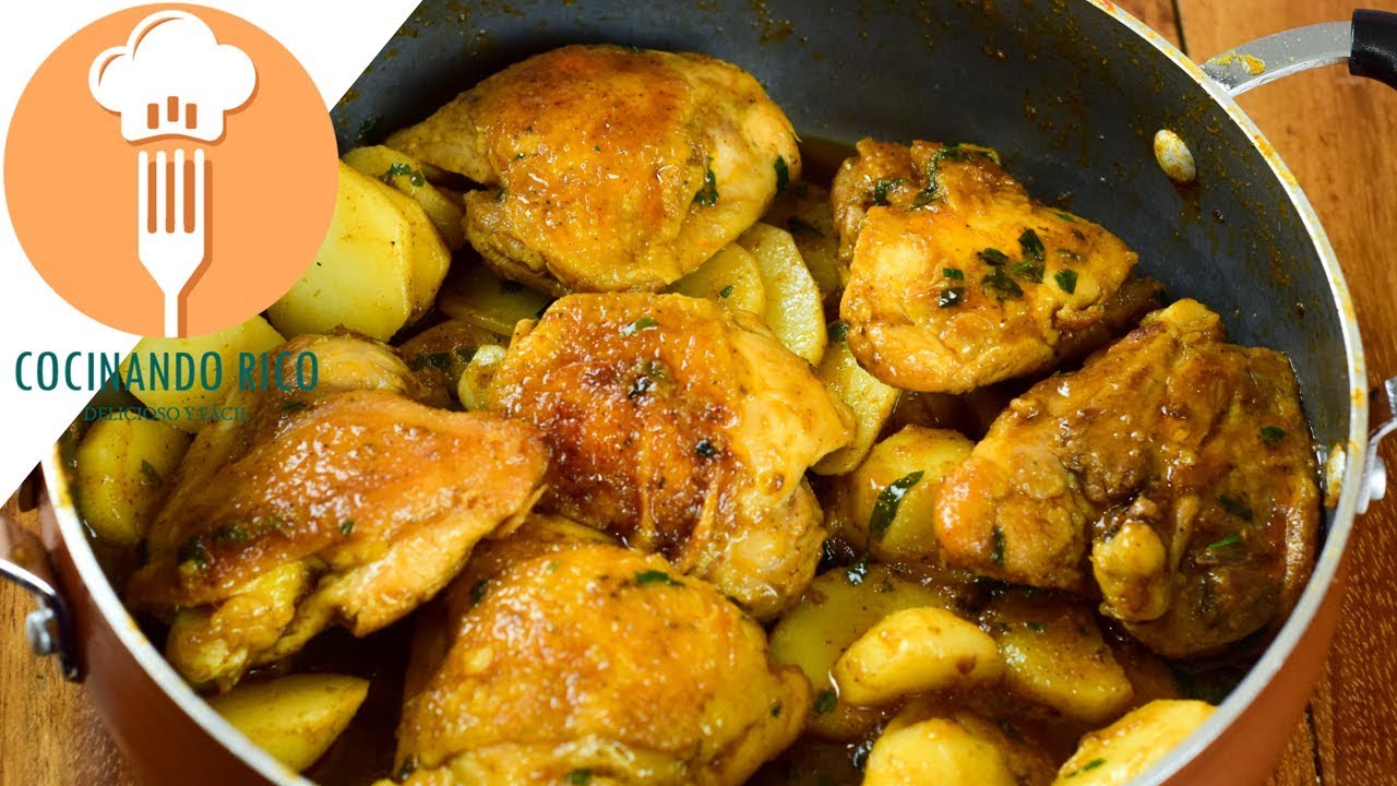 Pollo Doradito con Papas FÁCIL y Delicioso