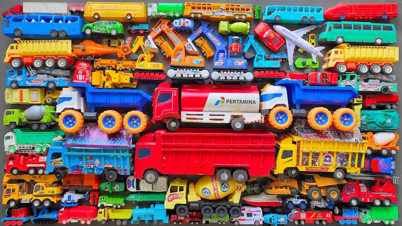 Mobil Mobilan Truk Oleng , Mobil Truk Molen, Mobil Balap, Truk Molen, Excavator, Mobil Roket, Damkar
