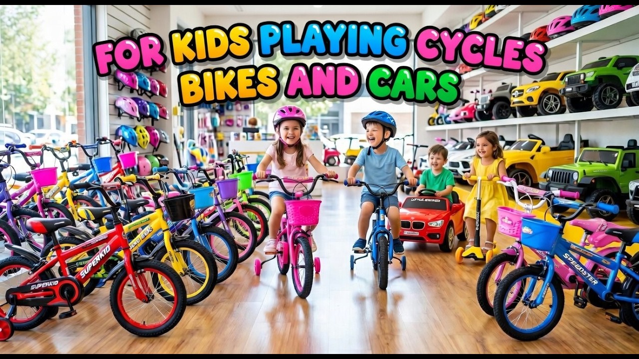 Kids Bicycle Shopping Tour  Exploring Amazing Kids Bikes in Local Market 🚲 | #cycle #bicycle #car