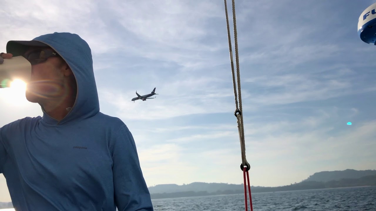 Fast sailing two-up - Phuket to Ban Bang - Thailand 2019 - Sailing Trimaran Spirit