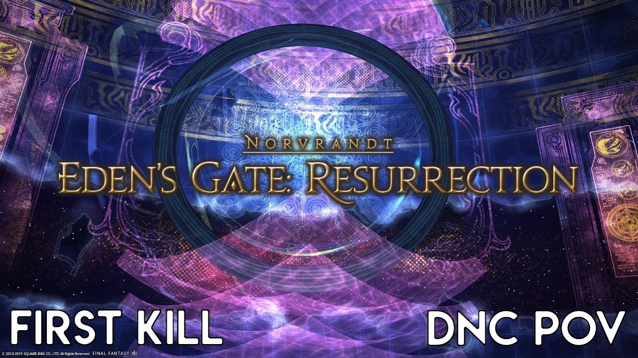 FFXIV OST Eden's Gate : Resurrection Savage (E1S) First Kill | Dancer PoV