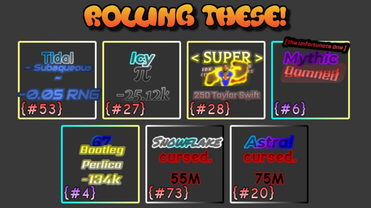 Some of my best rolls during January 17th 2026 in Fortune's End! (4 DECENT COTVs AND MORE)