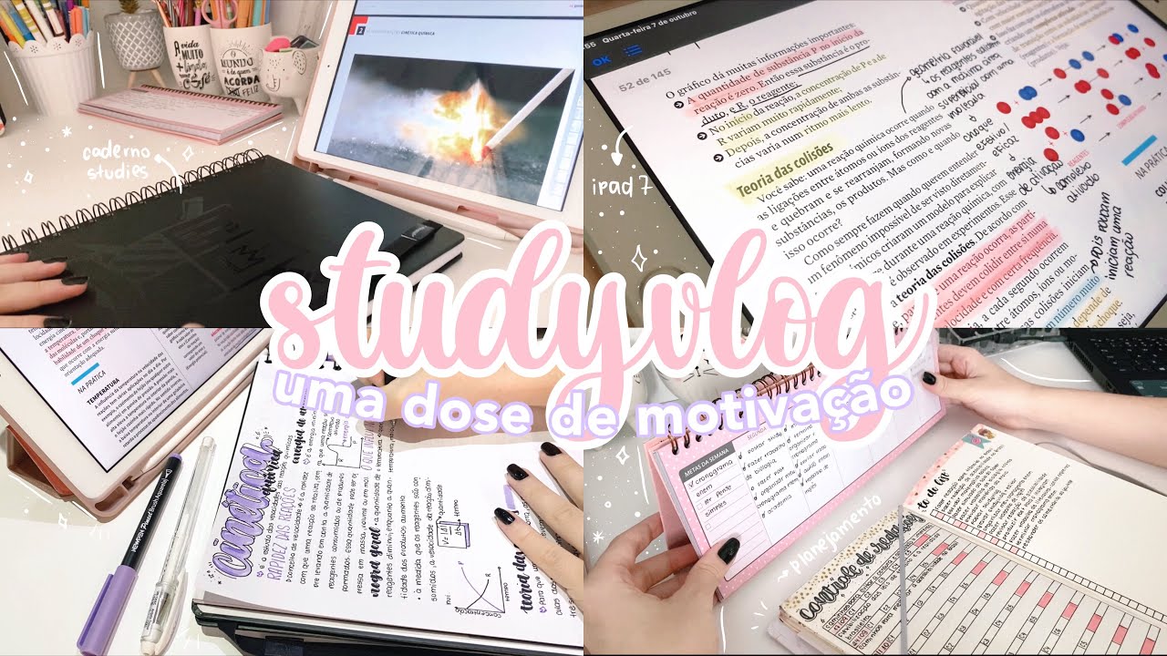 STUDY VLOG| uma dose de motivação na quarentena
