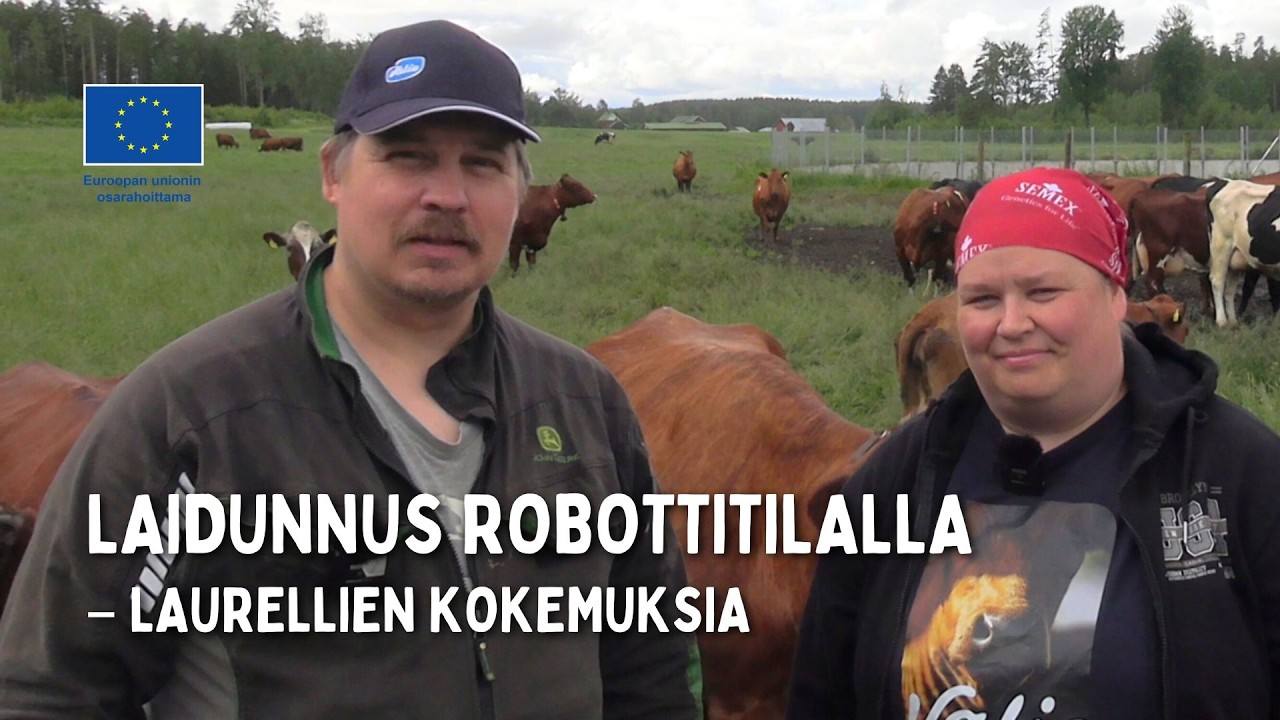 Robottitilan laidunnus – Haastattelussa Klaus ja Sanni Laurell