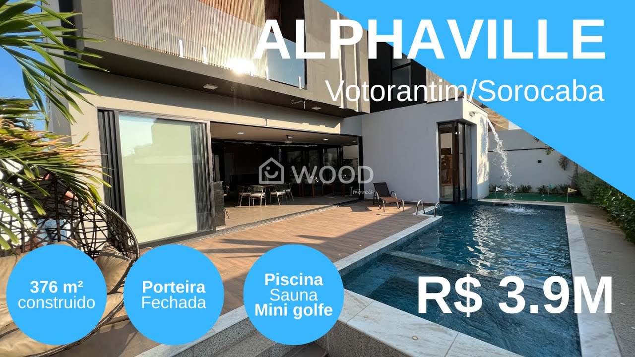 Casa Condomínio Alphaville 4 - Alto Padrão em Sorocaba/Votorantim - Cód.  51