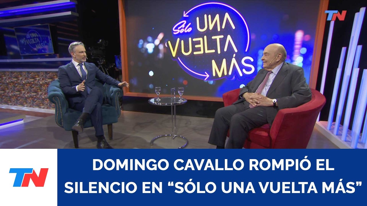 DOMINGO CAVALLO ROMPIÓ EL SILENCIO EN 