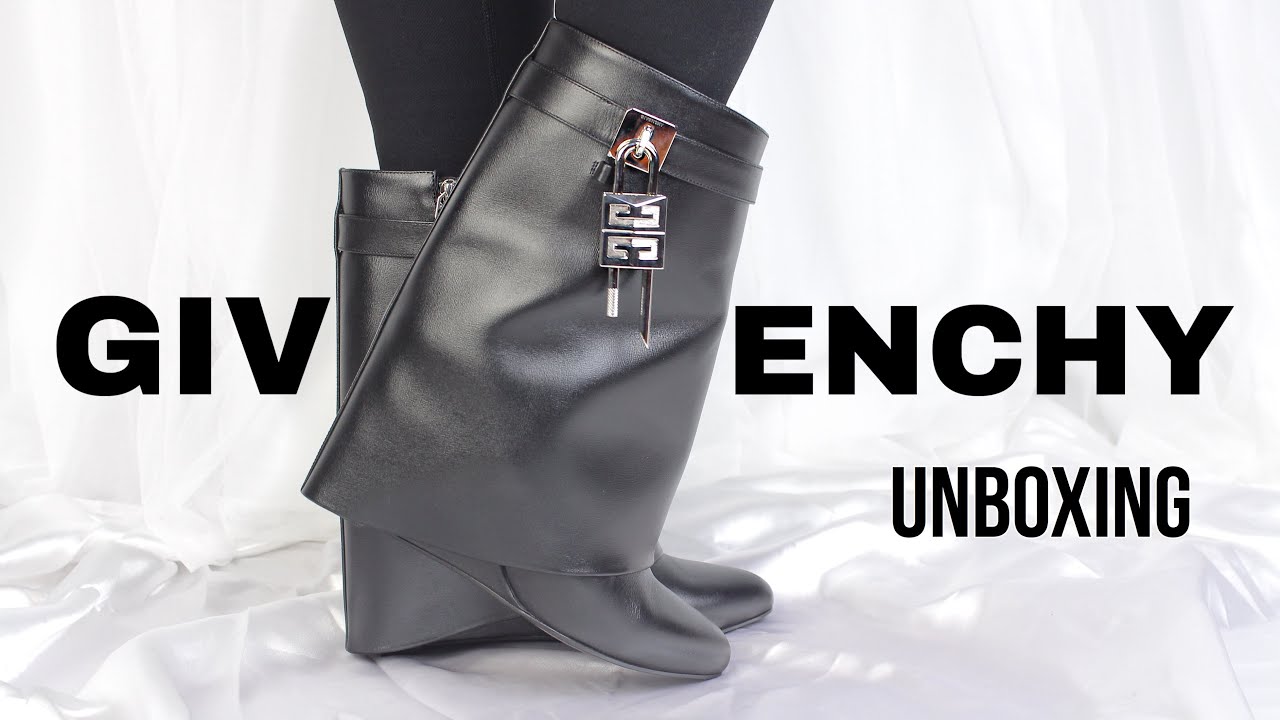 NEW GIVENCHY SHARK BOOT UNBOXING +MOD SHOTS