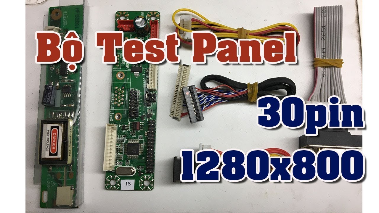 Tool Test Panel 14.1 15.4 1280x800 - Bộ kiểm m&agrave;n h&igrave;nh laptop wide gương LCD đời cũ