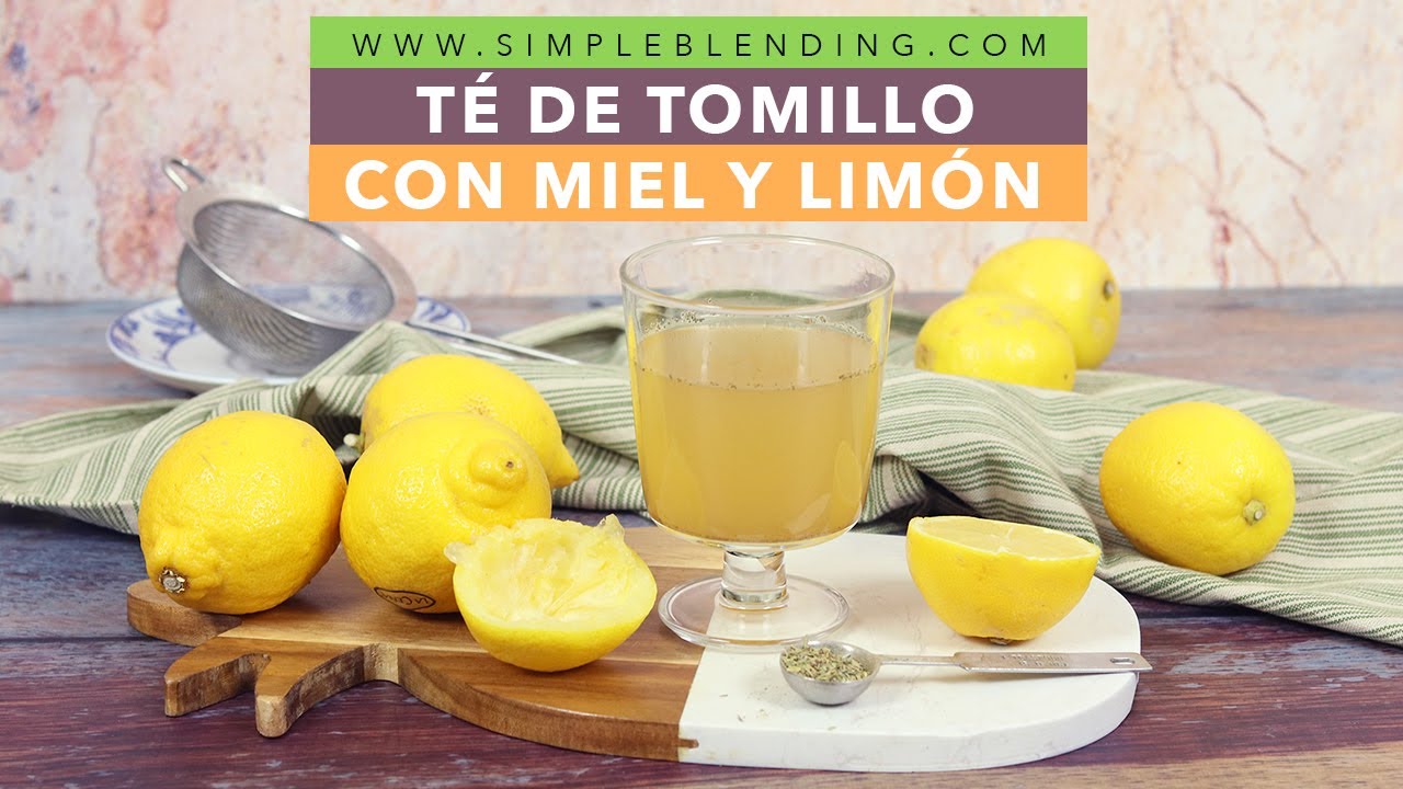 INFUSIÓN DE TOMILLO DE MIEL Y LIMÓN MUY FÁCIL | Receta de infusión de tomillo con limón