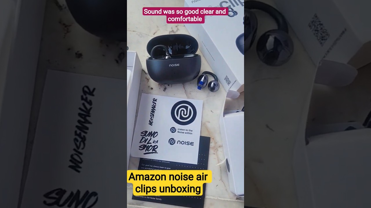 Amazon noise air clips unboxing video sound quality high and comfortable 